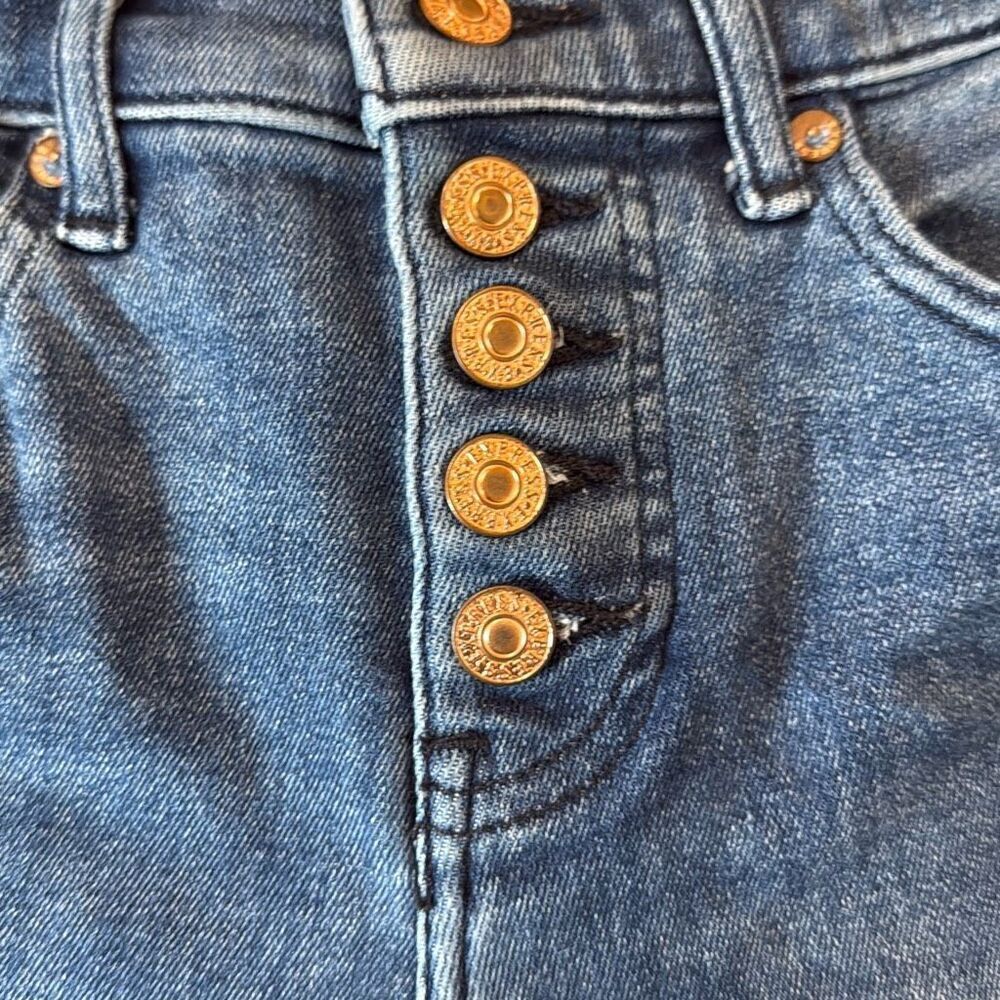 Express skinny mid rise button fly jeans size 2 - Picture 10 of 14